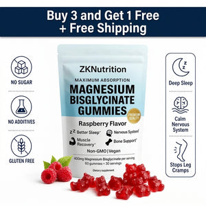 ZKNutrition Magnesium Bisglycinate Gummies (No Subscription)