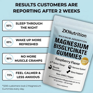 ZKNutrition Magnesium Bisglycinate Gummies (No Subscription)